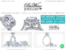 Tablet Screenshot of bluewater-jewelers.com